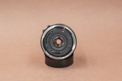 Canon nFD 28mm f/2.8, rear view of the FD mount