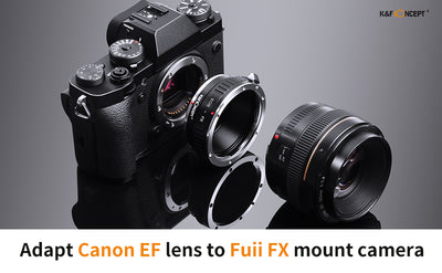 K&F CONCEPT Canon EOS EF Lens to Fuji X mount adapter
