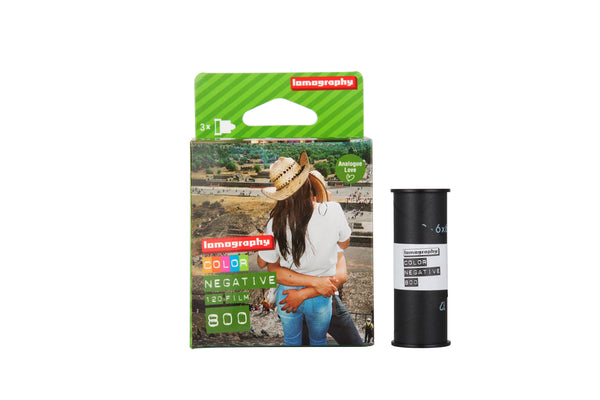 LOMOGRAPHY 120mm Color ISO 800 film, 3pcs pack