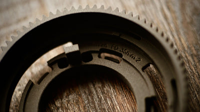 SIMMOD conversion kit gear ring, close-up of the 3D printed inner ring