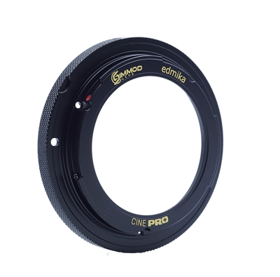 SIMMOD Cine Pro EF conversion mount ring, made with Edmika