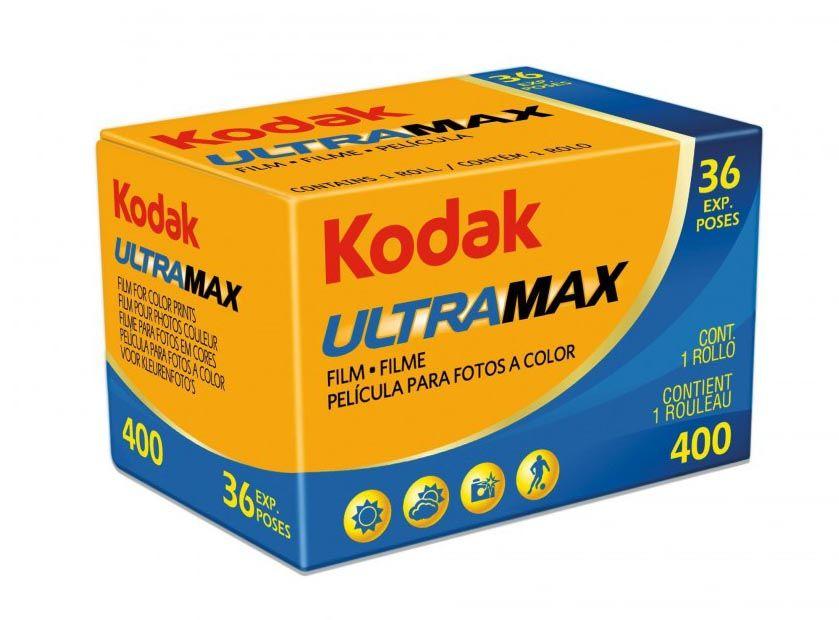 Kodak UltraMax 400 35mm colour negative film, 36 exposures, box