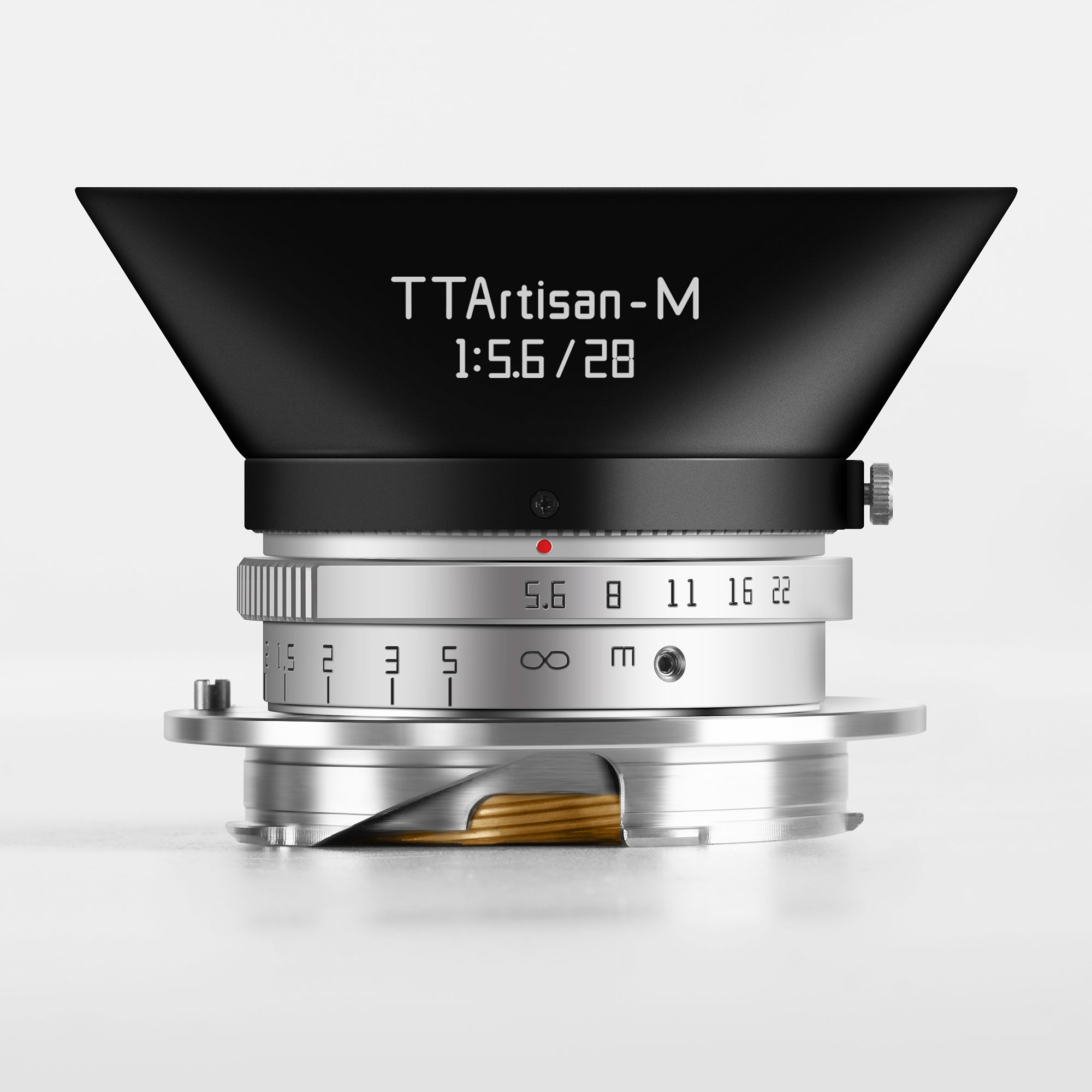 TTARTISAN 28mm f5.6 LM Leica M Full Frame, silver