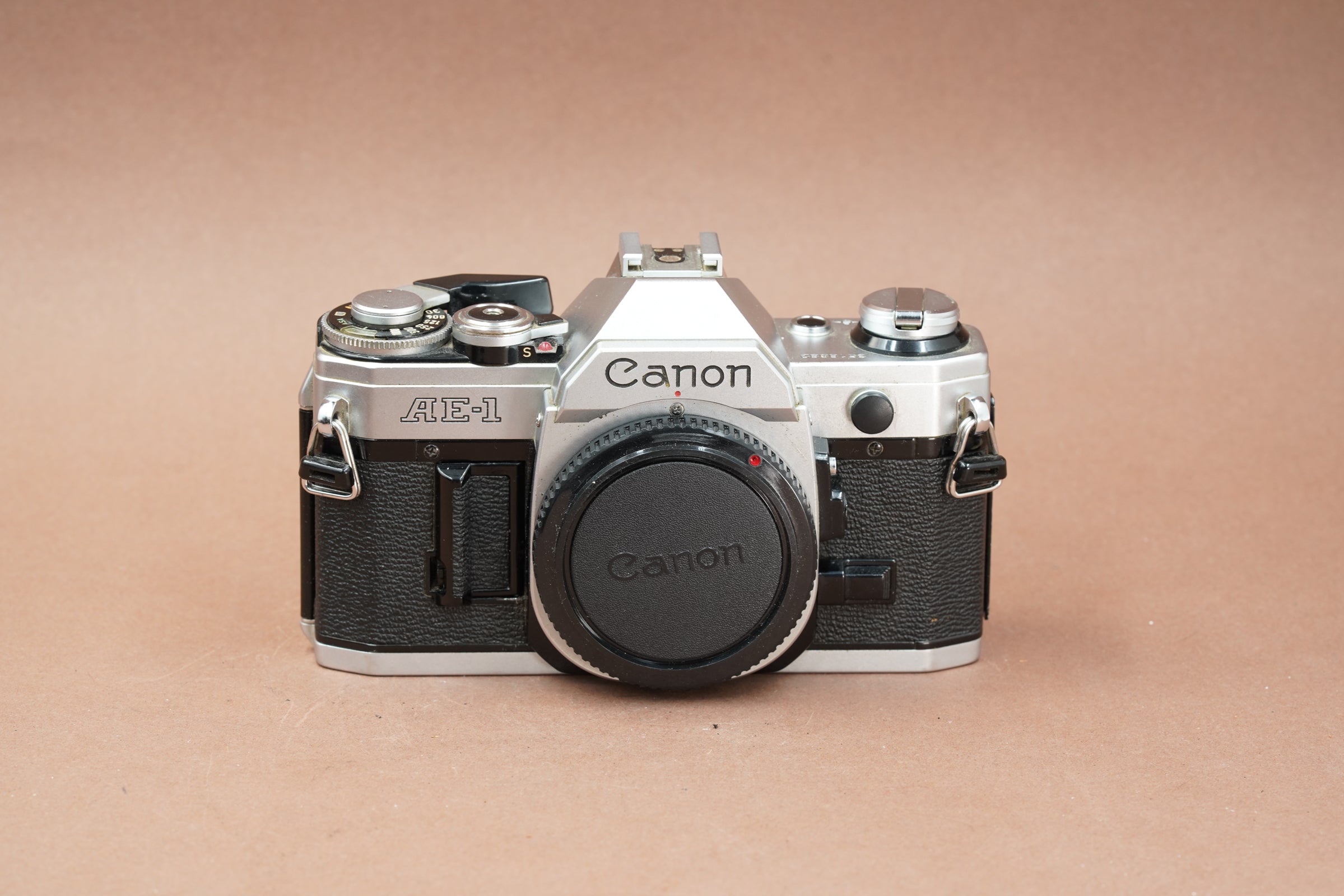 Canon AE1 silver, with various lens options