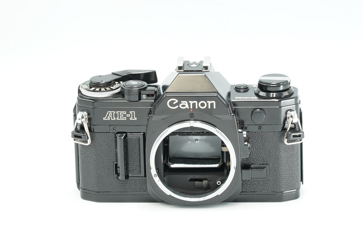 Canon AE1 black, with various lens options